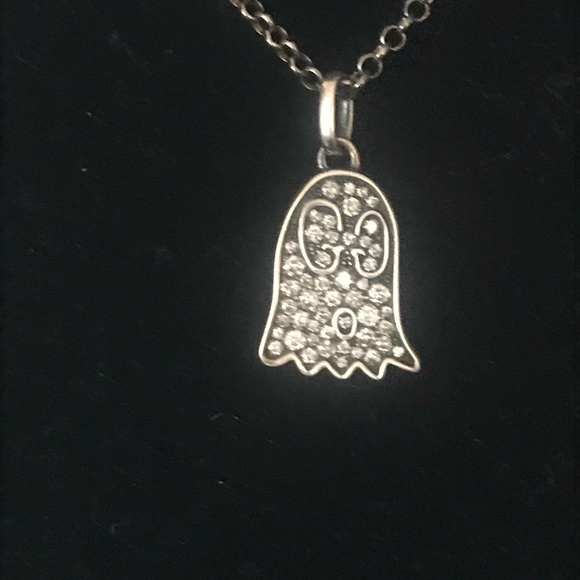 gucci ghost diamond necklace